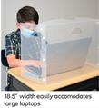 18.5" desk divider