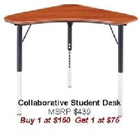 Collaborative student desk