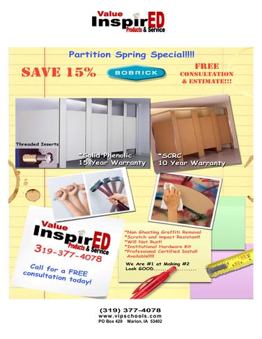 Bathroom Partition Promotion
